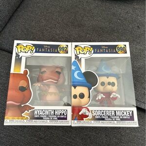 Disney Funko Pop! - Fantasia Sorcerer Mickey and Hyacinth Hippo